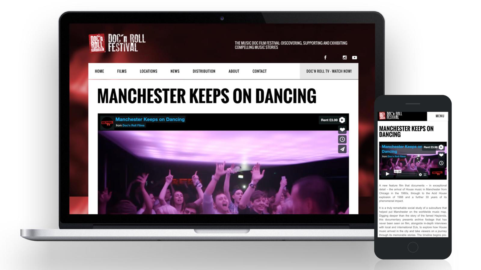 MANCHESTER KEEPS ON DANCING NOW AVAILABLE TO STREAM ON DOC’n ROLL TV WITH ALL PROCEEDS TO SUPPORT THE ARTS & MUSIC COMMUNITY 